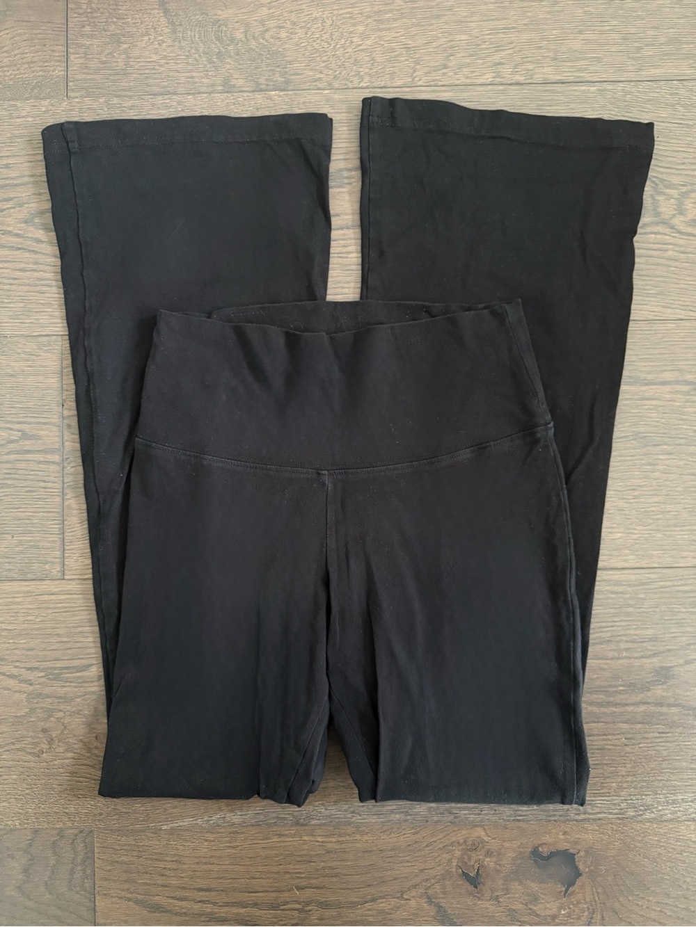 Aritzia TNA Black flared leggings